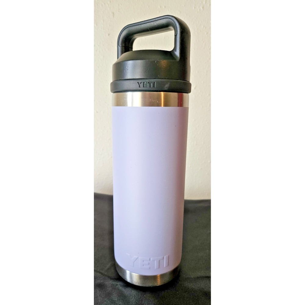 YETI Rambler 18 oz Bottle Lavender Purple Stainless Steel with Chug Cap